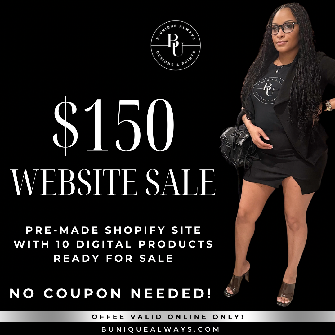 Pre-made Shopify Website