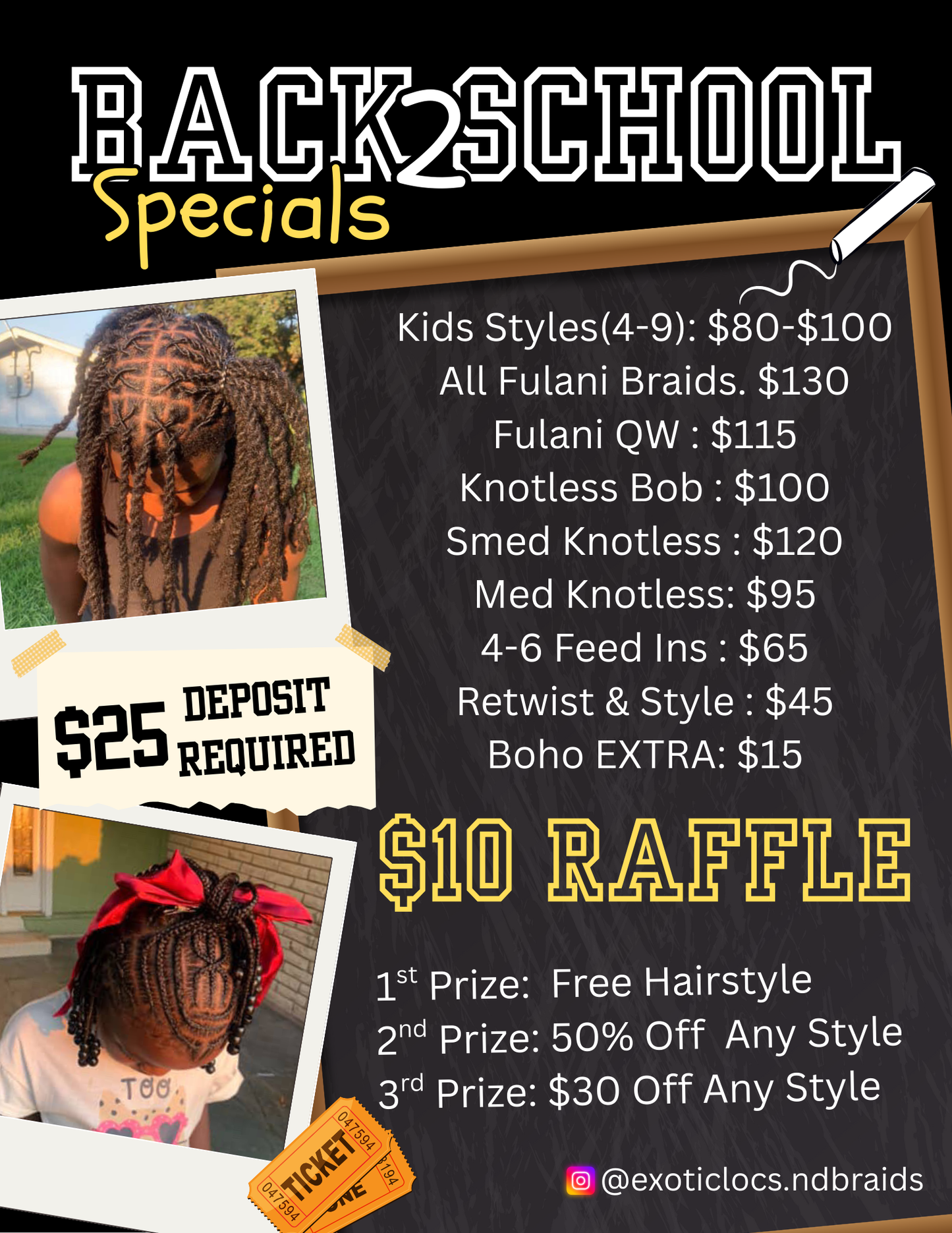 Back 2 School Flyer Design Sale