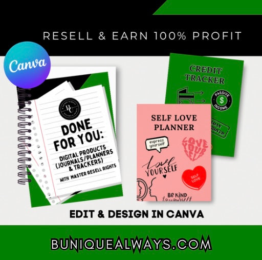 Done For You: Journals/Planners  Templates Package