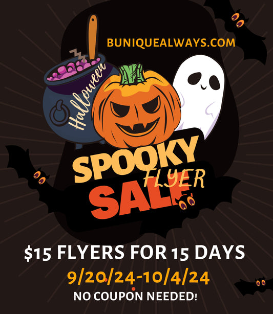 Spooky Flyer Sale