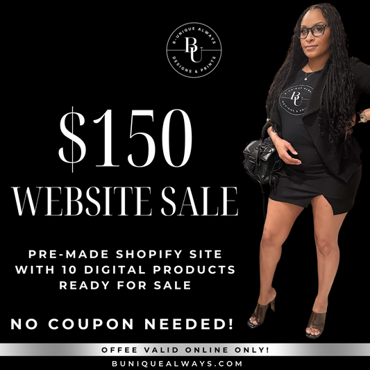 Pre-made Shopify Website