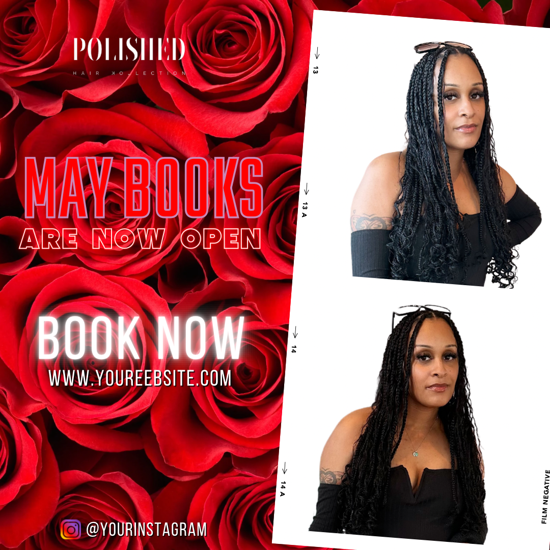 Editable May Booking Flyer Design