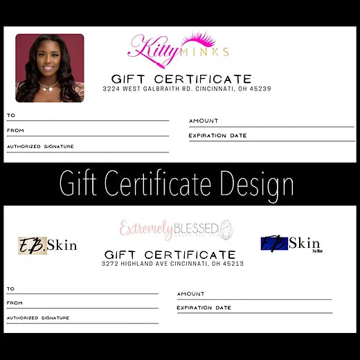 Gift Certificate Design