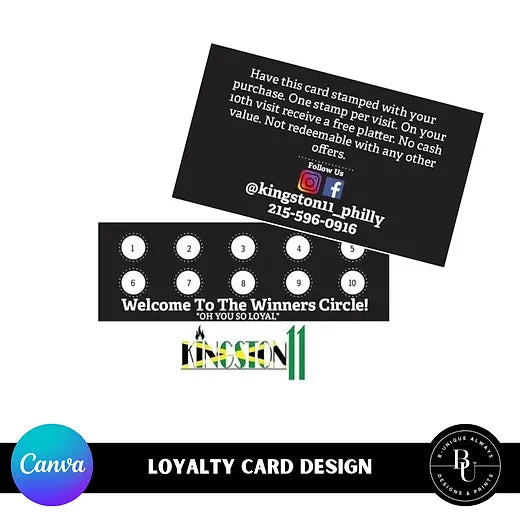 Customer Loyalty Card Design