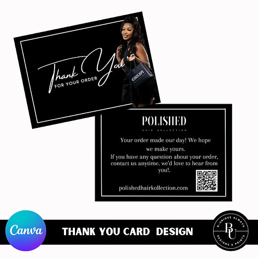 Thank You Card Design