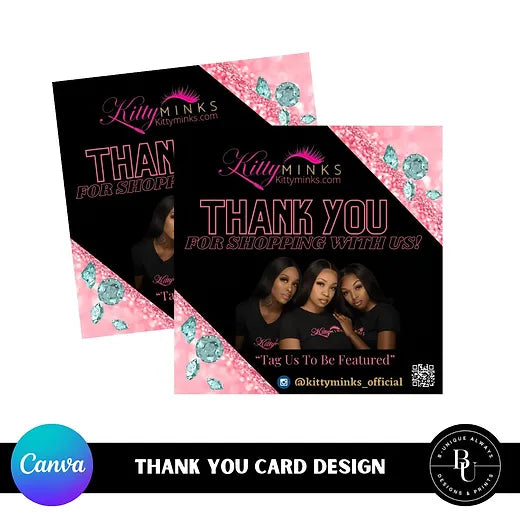 Thank You Card Design