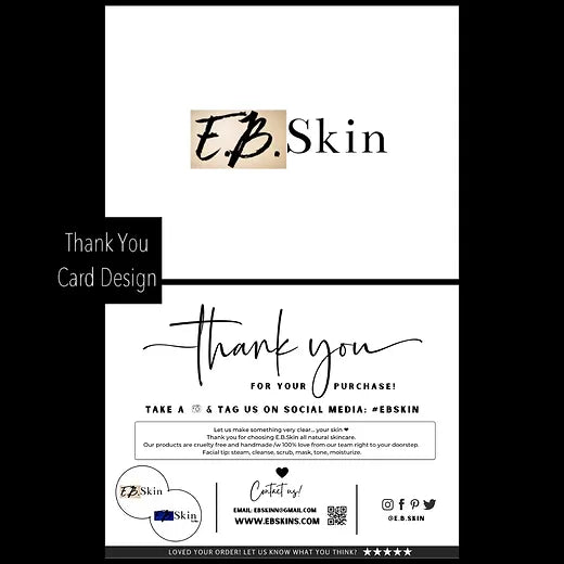 Thank You Card Design