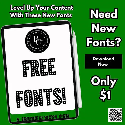 Free Fonts E-Book